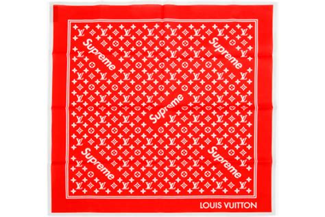 supreme louis vuitton monogram bandana|louis Vuitton Monogram ss17.